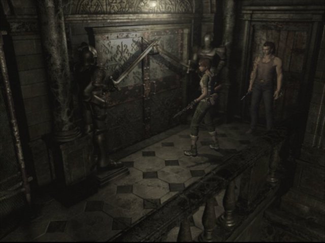Two characters in ''Resident Evil Zero'' (2002)