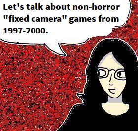 2023 Artwork Non-horror fixed camera games article sketch